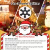 Dekofun Christmas Light Splitter Connector, 2 Pin 1-to-5 Fairy Lights