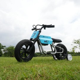US Warehouse Oem Factory Mini Balance Electric Bike Babay E Bike Kids Toys Electric BicycleGender: Unisex, Color: Blue, Size: 98*52*67