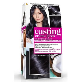 L'Oreal Casting Creme Gloss, 210, Blue Black, Pack of 3