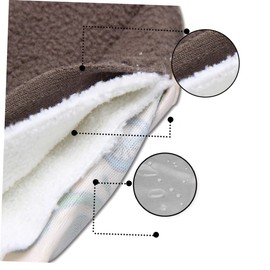 COLLBATH Washable Sanitary Napkins 5pcs Bamboo Sanitary Pads with Breathable Absorbent Layers