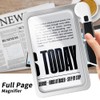 5X Reading Magnifying Glass with Light, Folding Handheld Page Magnifier