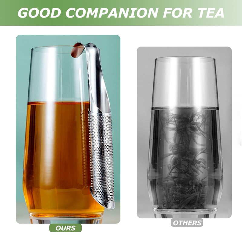 2 Pack Tea Infuser, Fine Mesh Tea Infuser for Loose