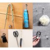 Lumbor37 Gancho Adhesivos Transparentes, Ganchos para Pared, Adhesivos Ganchos Impermeables,