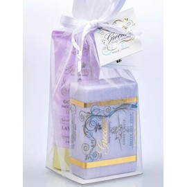 Goat Milk & Olive Oil Soap and Lotion Set for Body Care and Comfort Gift Moisturizing - Scent: Plumeria