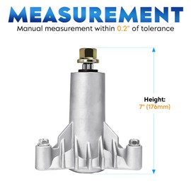 Deck Rebuild Kit for Craftsman 42 Inch LT1000 LT2000 130794 Spindle 129861 Pulley 134149 Blade 131494 Idler 144959 95 1/2 Inch Belt 3 Bolt