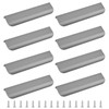 MOROBOR Finger Edge Pull, 8pcs Concealed Handle Modern Style Drawer