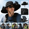 Sombrero Protector Solar Con Ventilador Solar Para Calor