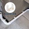 20Pcs 20mm PVC Pipe Clips, Hose Clamps for Plumbing/Central Heating/Garden