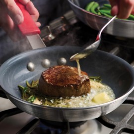 Tramontina Professional 8-Inch Ceramic Non Stick Small Frying Pan, Heavy-Gauge Aluminum Skillet with Nonstick Coating, Dishwasher and Oven Safe, Gray