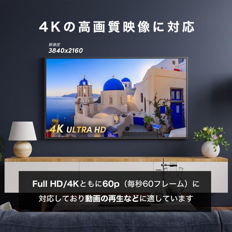 HORIC High Speed HDMI Cable for 4K, 3D, HEC, ARC