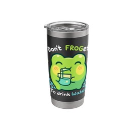 Cute Frog Drink Water Stainless Steel Insulated Tumbler