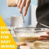 Anaeat Mini Wire Whisks, Set of 2 Portable Stainless Steel