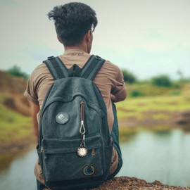 Lancardo Clip On Quartz Watch for Men and Women Glow in The Dark Backpack Buckle Belt Fob Watch for Doctors Nurses Chefs Hiking or Climbing Father's Day Mother's Day