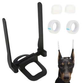 Dandelion Dog Ear Posting Kit with Forceps,Dog Ear Stand Up Support,Dog Ear Care Clean Tool with Tape for Doberman Pinscher Dogs (Single)