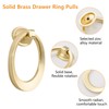 MOROBOR Round Pull Swing Ring, 6pcs Cabinet Drawer Ring Handles