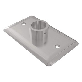 HEATGENE 2401 Wall Plates Mirror Polish - Compatible with HEATGENE Towel Warmers(Model: HG-R64135, HG-R64136, HG-R64137 Series, and HG-R6441 Series and HG-R64170 Series)