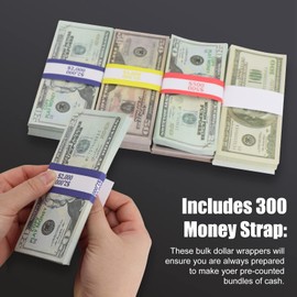 Mczxon Wooden Locking Currency Money Cash Tray with Coin Tray, 5 Compartment Wooden Cash Money Currency Organizer Storage Change Box Case Holder Moneyboxes with Lockable Cover 300 Money Wrappers