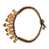 Infinityee888 Anklet Bells Adjustable Brass Bell bead Rope Braided Ankle