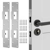 Double Holes Latch Reinforcement Plate Heavy Duty Security Latch Plate