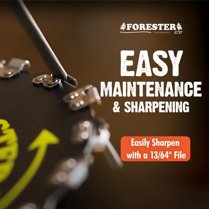 Forester Chainsaw Brush Cutter Blade + File Set - 9in