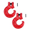 QWORK Chain Hook, 2 Pack 5/16" Logging Chain Choker Hook,