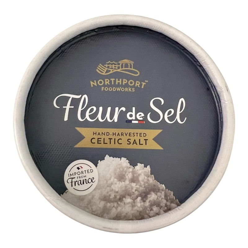 Northport Foodworks Fleur de Sel – Hand-Harvested Celtic Sea Salt,