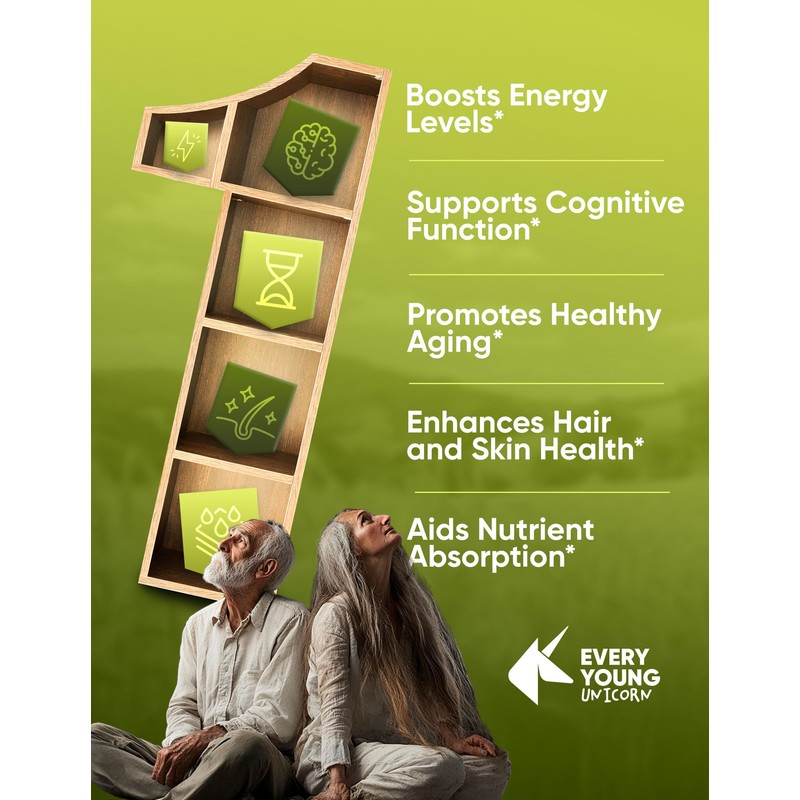 Every Young Unicorn 100% Natural Super Spermidine Supplements for Women