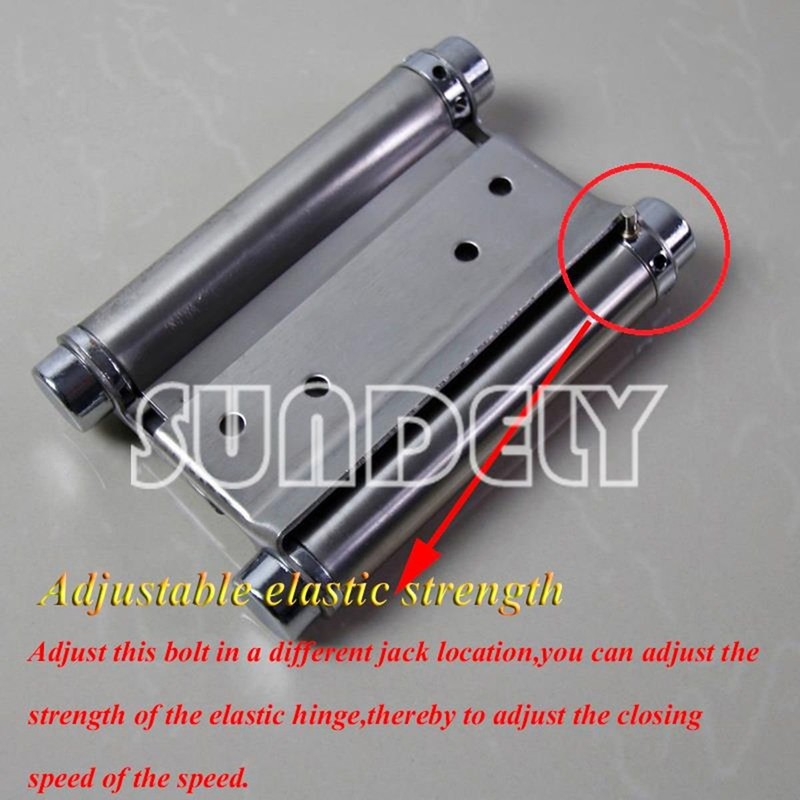 SUNDELY® Stainless Steel Double Action Spring Sprung Hinge Self Closing