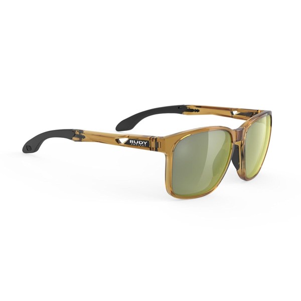 Rudy Project SP823283-0000 Lightflow A Sunglasses, Crystal Butterscotch Gloss/Laser Green