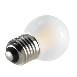 4W G45 Dimmable LED Filament Bulb G45 LED Vintage Edison Bulbs E26 Medium Base Lamp for Home Pendant Antique Light,G14/G45 Shape,4 Watt(40W Equivalent),Frosted Glass,2300K Warm White,6 Pack