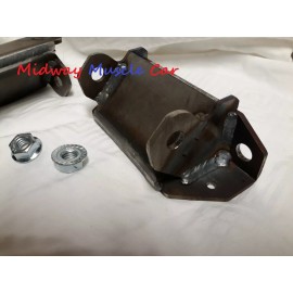 Unbranded solid engine motor mounts (pr) 1964-72 Pontiac GTO Lemans Tempest 428 400 389
