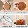 Adodeen 3-Pack 32oz Glass Jar With Airtight Lid,Kitchen Canisters For