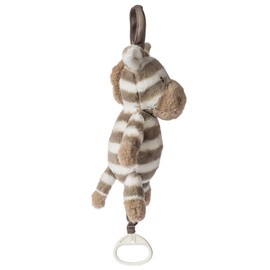 Mary Meyer Afrique Musical Pull Toy Stuffed Animal Soft Toy, 10-Inches, Zebra