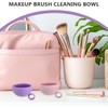 VALICLUD 2piezas Recipiente Para Limpiar Brochas De Maquillaje Mini Cuencos