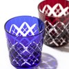 Taimuro Kobo TB90152-1R Edo Kiriko Arai Crest Cold Sake Cup