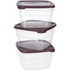 KOTARBAU® 3-Piece Set Food Storage Container with Lid 165 x
