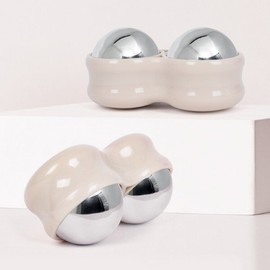 I Wanna Cool & Hot Massage Roller Dual Single Item 1 Piece Square Jaw Home Skin Care Device / 쿨앤핫 마사지 롤러 듀얼 단품 1개 사각턱 피부홈관리기기