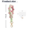 Lostars Boho Macrame Phone Wrist Strap,Phone Wristlet Strap with Tether