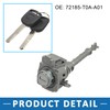 A ABSOPRO Driver Side Door Lock Cylinder Set Kit with