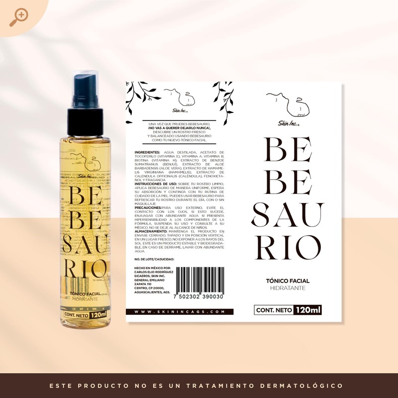 Skin Inc | Bebesaurio Tonico Facial Balancea el PH de