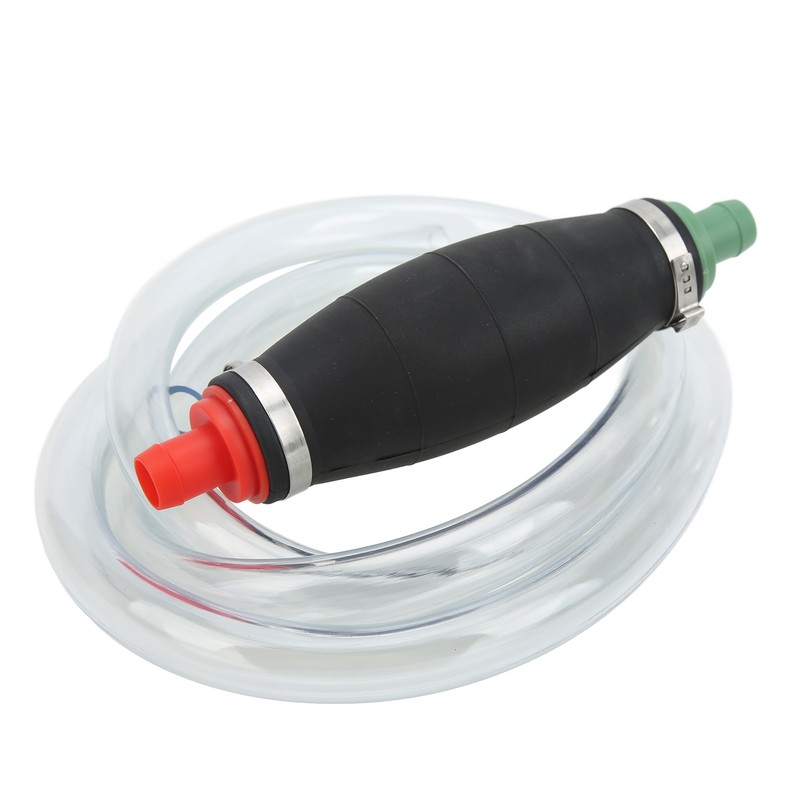 16mm/0.63in Siphon Hand Pump with 2m/6.6ft Hose Gasoline Fuel Water