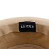 Armycrew Cotton Twill Fisherman Roll Up Bucket Hat with Stripe