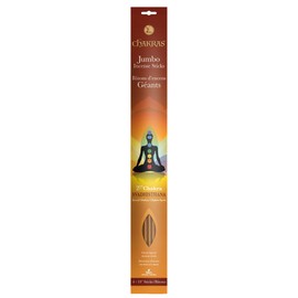7 Chakras Natural Meditation Jumbo Incense Sticks - Sacral Chakra 4X 19 inch 4 Hour Incense Sticks - Hand Dipped - Also Perfect for Reiki, Yoga, Healing & Aromatherapy