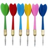HRLORK 4 Packs Plastic Darts Set Steel Tip Kids Darts