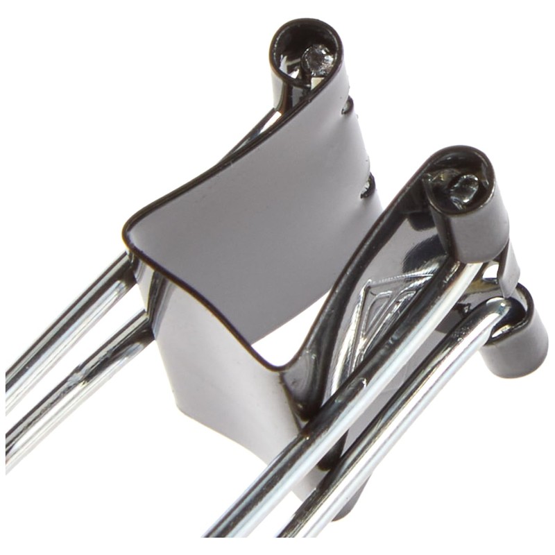 Wedo 6421451 Foldback Clips, Pack of 12, Painted Metal Removable
