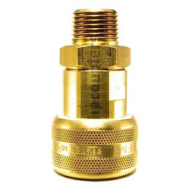 Foster FM5305, 5 Series, Industrial Coupler, Automatic, 1/2" Male NPT, Brass