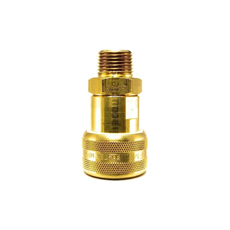 Foster FM5305, 5 Series, Industrial Coupler, Automatic, 1/2" Male NPT,