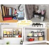 Expandable Cabinet Shelf Organizer 16-26" L Stackable Kitchen Counter Shelf