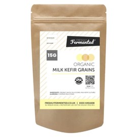 Freshly Fermented - Certified Organic Milk Kefir Grains (15g)