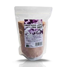 Himalayan Pink Salt (Fine) 1kg Resealable Pouch Natural Unrefined